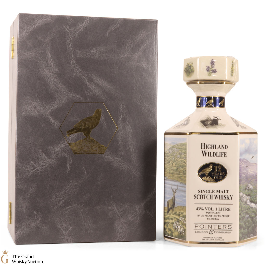 Pointers - 12 Year Old - Highland Wildlife Decanter