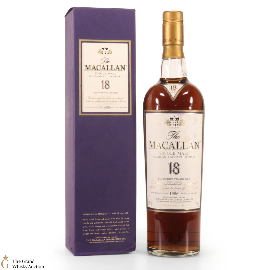 Macallan - 18 Year Old - 1986