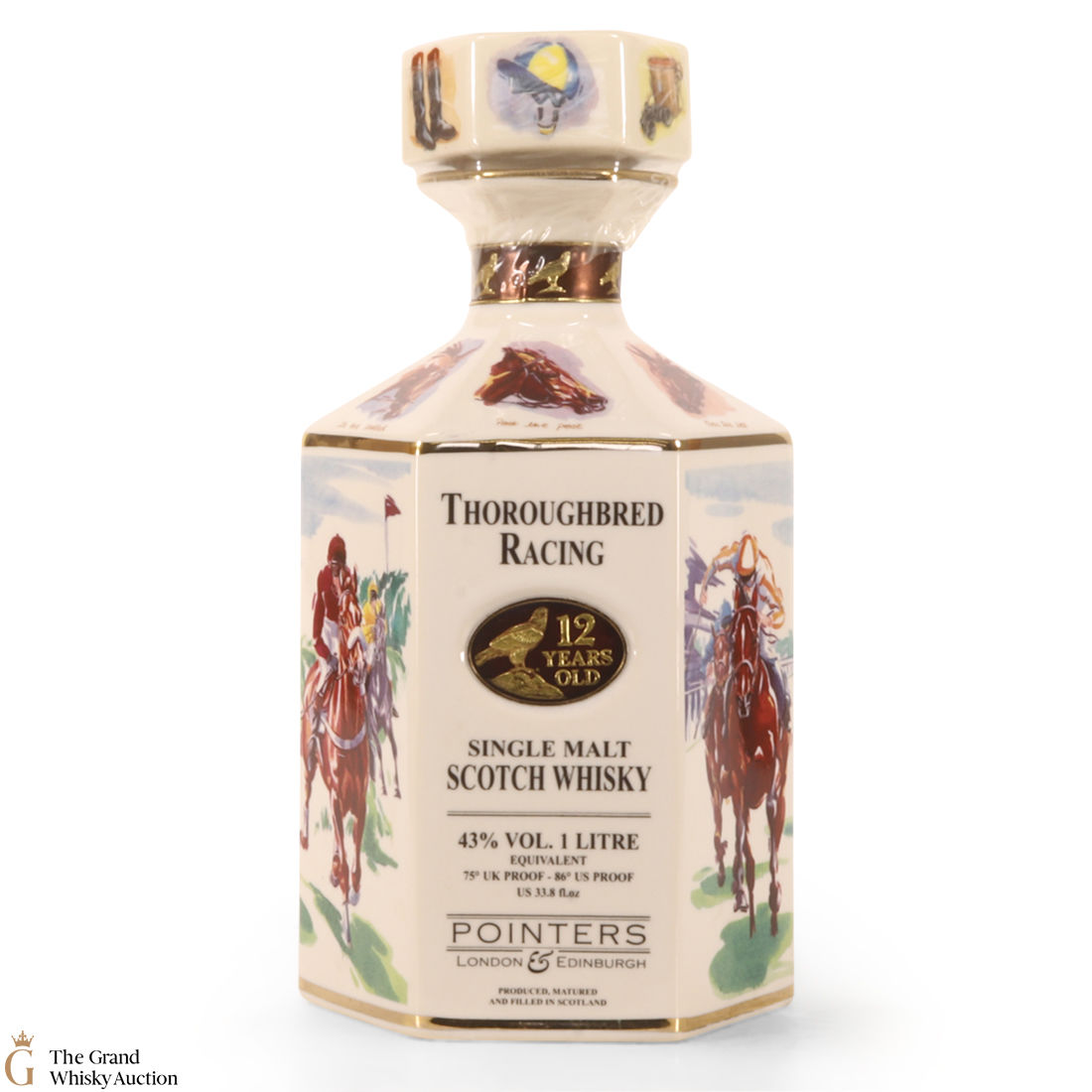 Pointers - 12 Year Old - Thoroughbred Racing Decanter