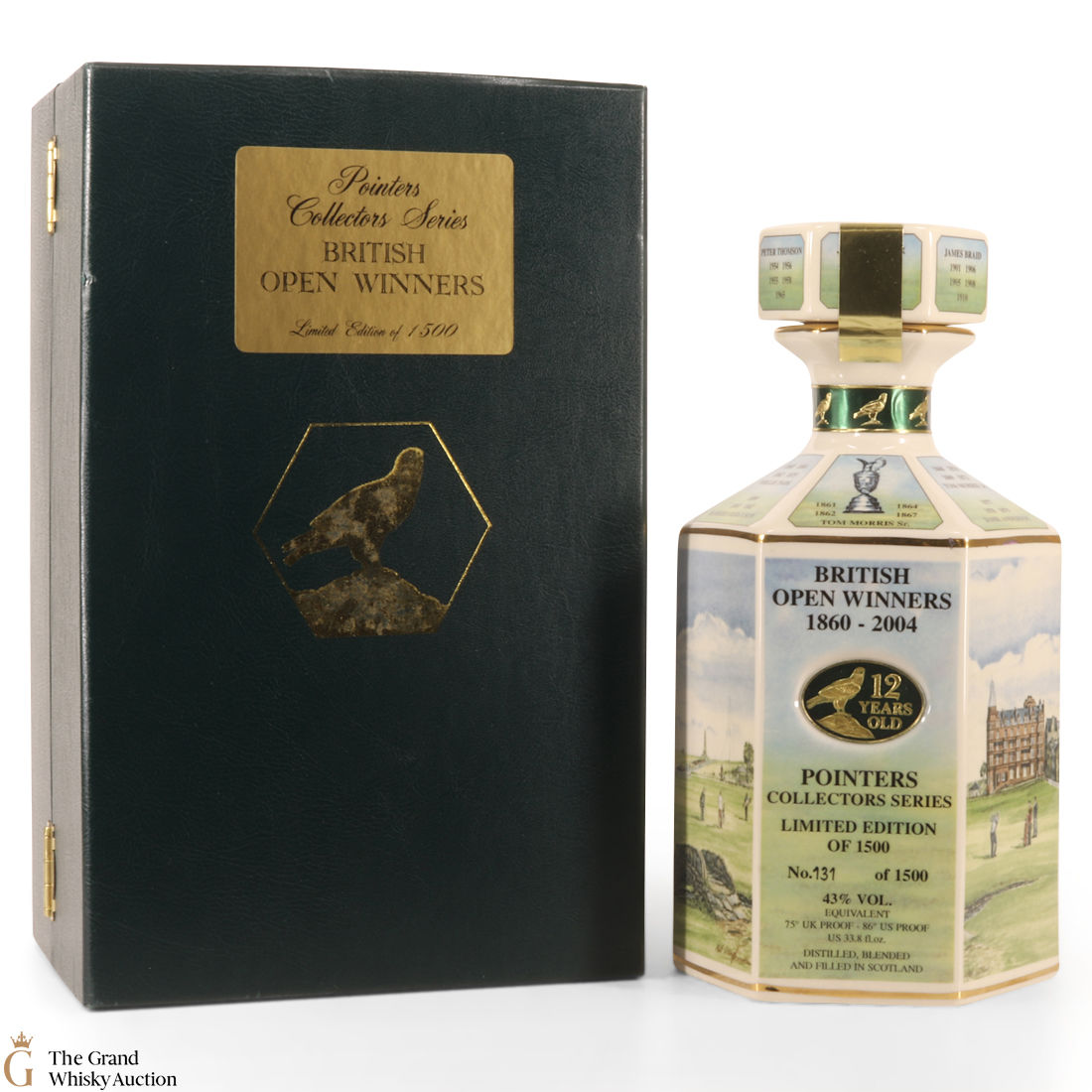 Pointers - 12 Year Old - Collectors Series Decanter - British Open Winners