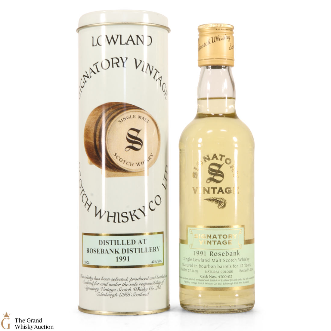 Rosebank - 12 Year Old 1991 Signatory Vintage 35cl