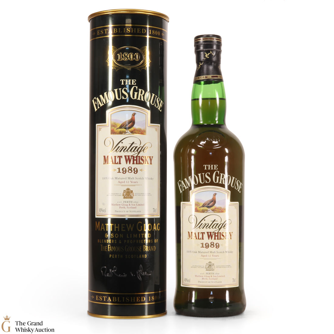 Famous Grouse - 12 Year Old 1989 Vintage Matthew Gloag