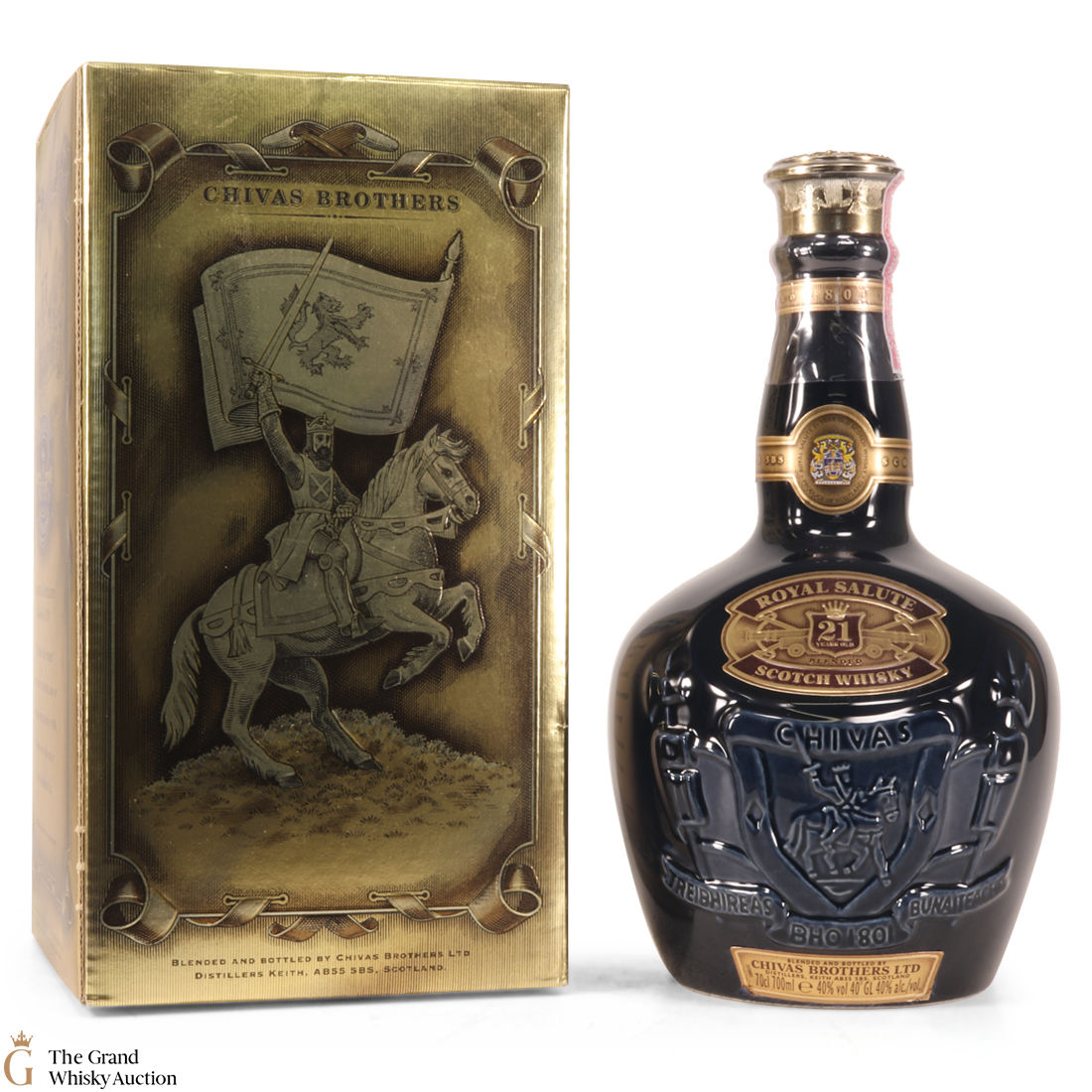 Chivas - Royal Salute - 21 Year Old - Sapphire Flagon