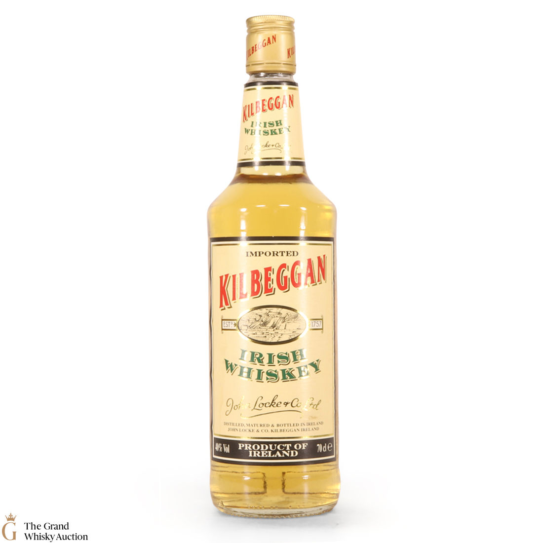 Kilbeggan - Irish Whiskey (Old Presentation)