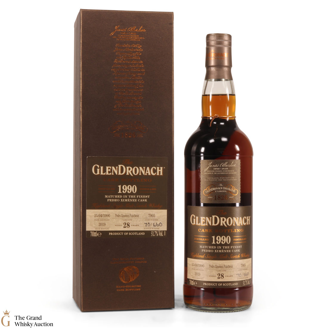 Glendronach - 28 Year Old 1990 Single PX Cask #7905