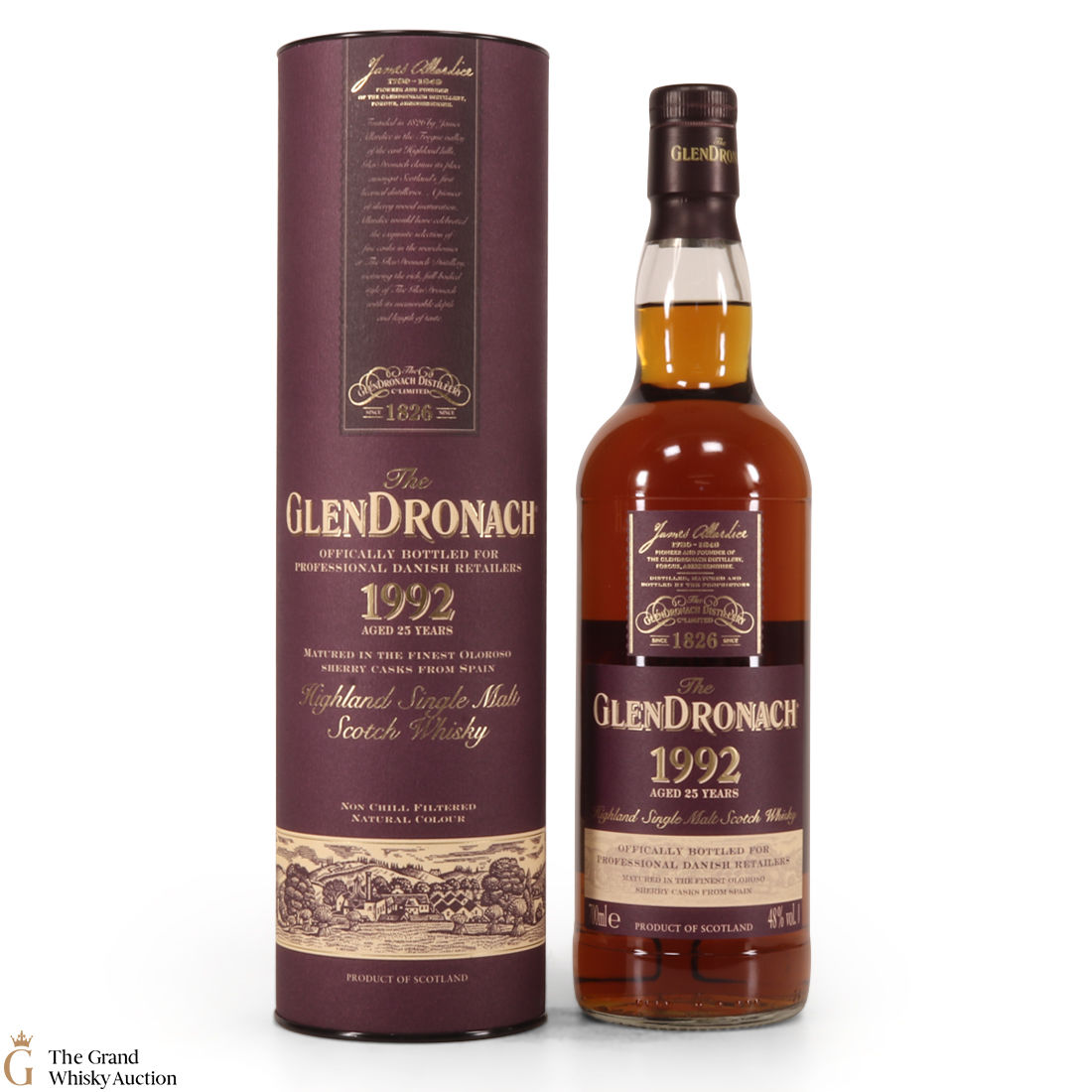 Glendronach - 25 Year Old 1992 Sherry Cask Danish Retailers