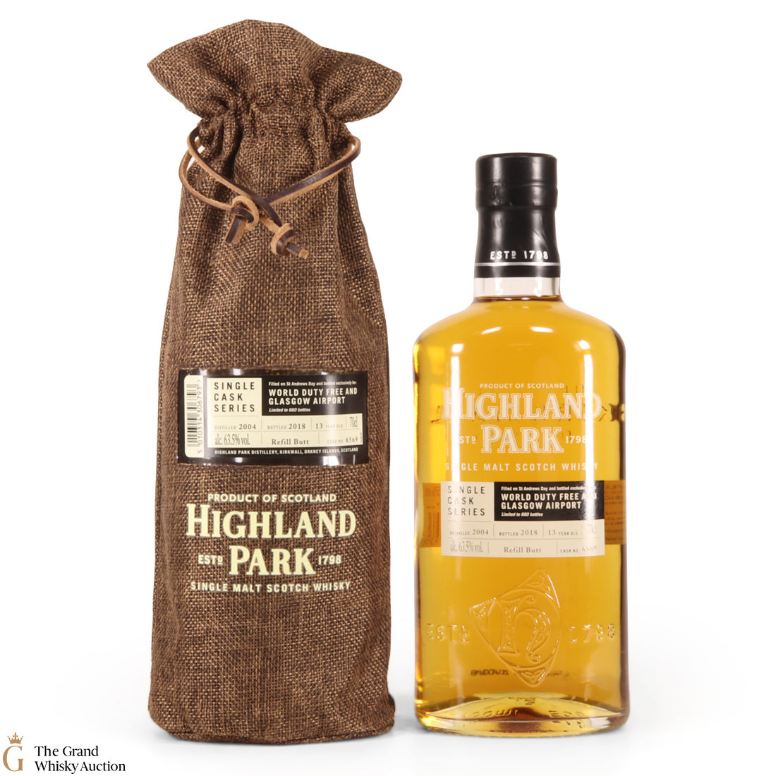 Highland Park - 13 Year Old - Single Cask #6569 -  World Duty Free & Glasgow Airport