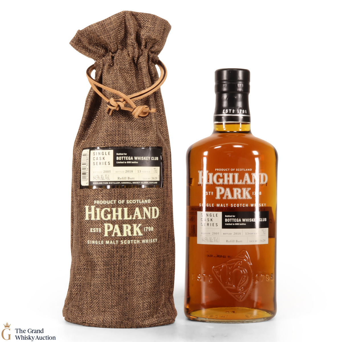 Highland Park - 13 Year Old Single Cask #3628 Bottega Whiskey Club 75cl