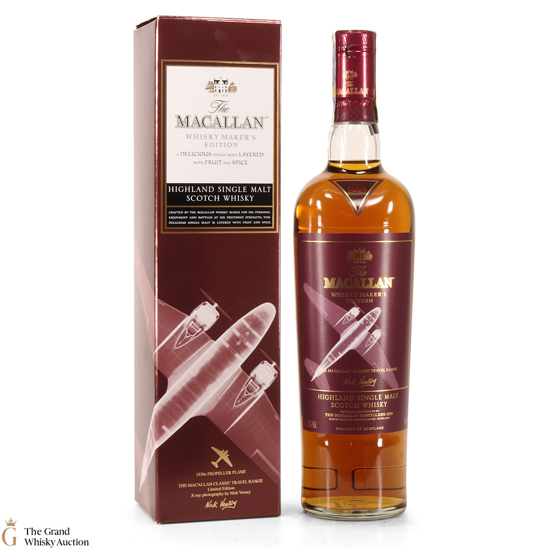 Macallan - Whisky Maker's Edition - Classic Travel Range 1930s Propeller Plane