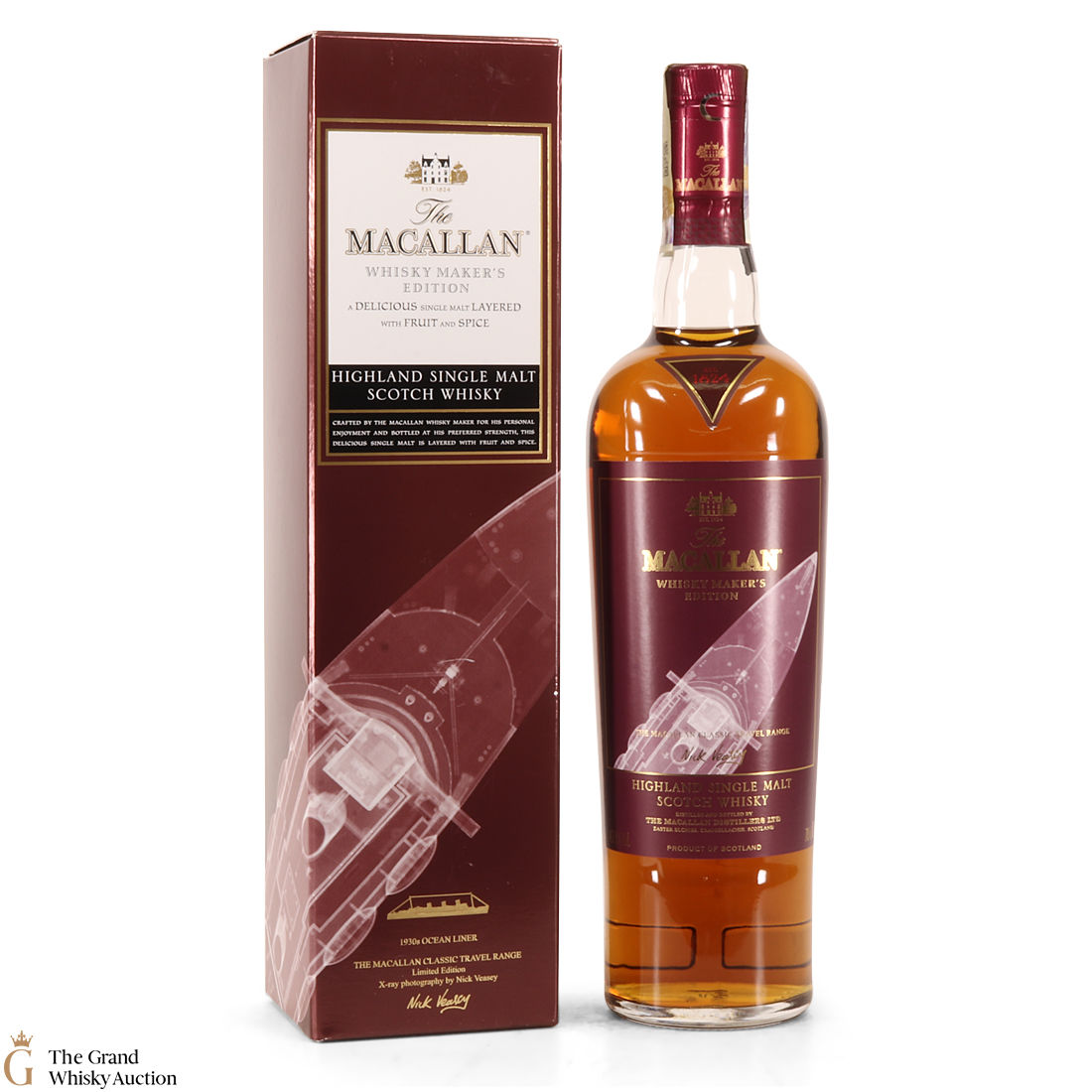 Macallan - Whisky Maker's Edition - Classic Travel Range 1930s Ocean Liner
