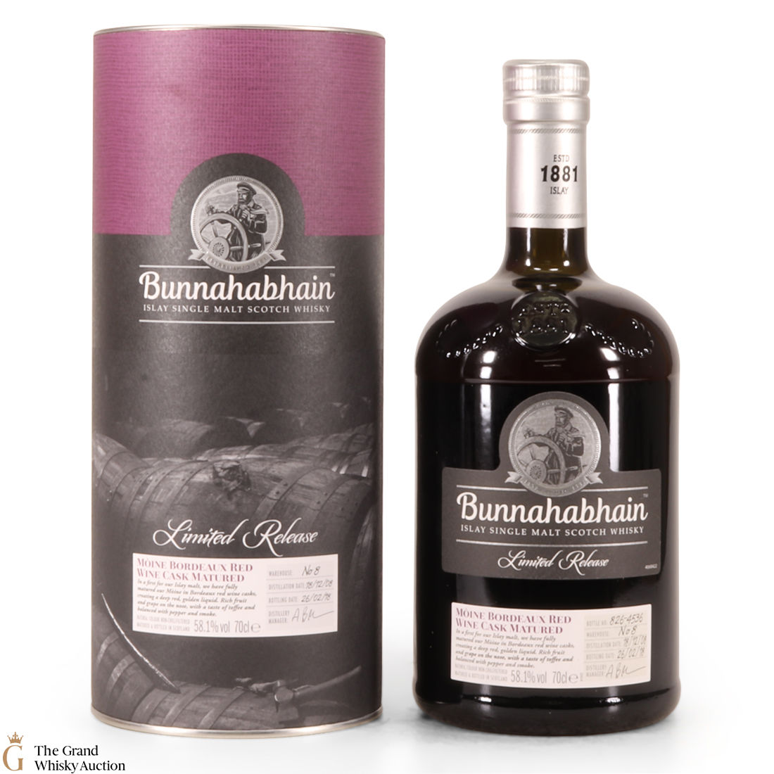 Bunnahabhain - 2008 Moine Bordeaux Red Wine Cask