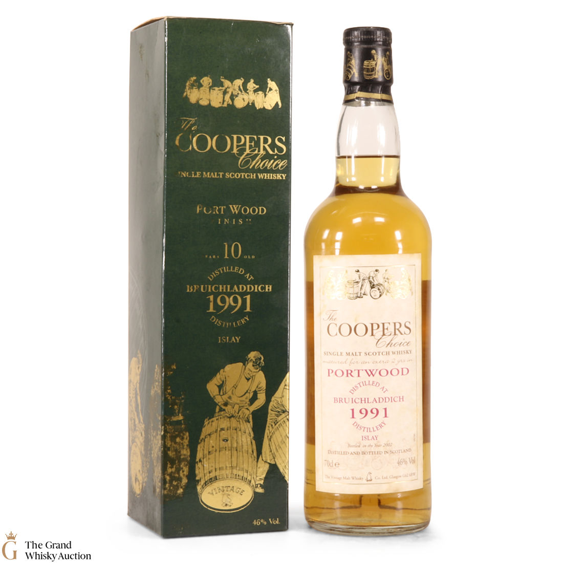 Bruichladdich - 10 Year Old (1991) - Portwood - Coopers Choice