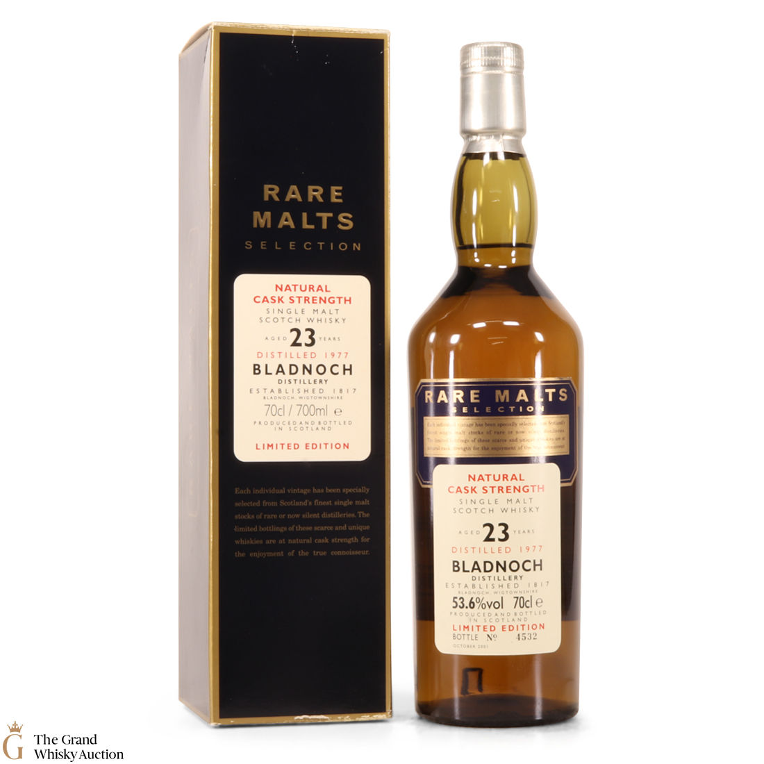Bladnoch - 23 Year Old (1977)  -  Rare Malts
