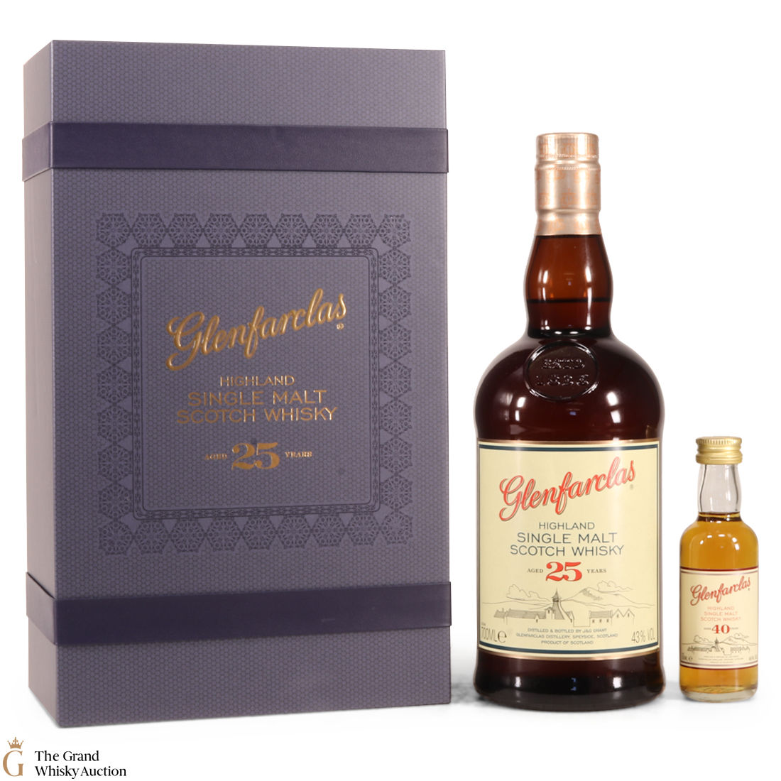 Glenfarclas - 25 Year Old & 40 Year Old 5cl