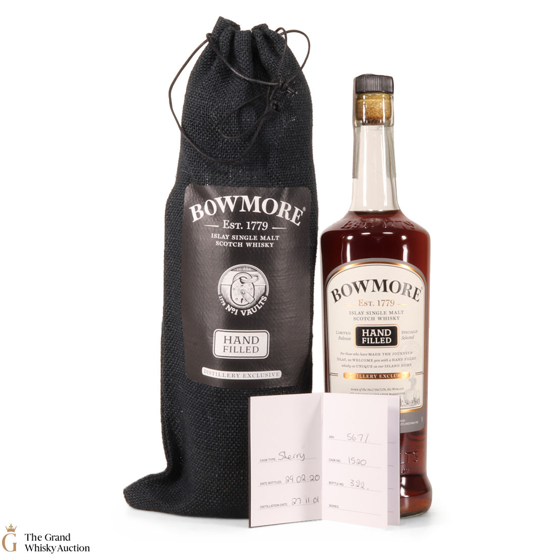 Bowmore - 18 Year Old 2001 - 2020 Hand Fill - Sherry Cask #1520