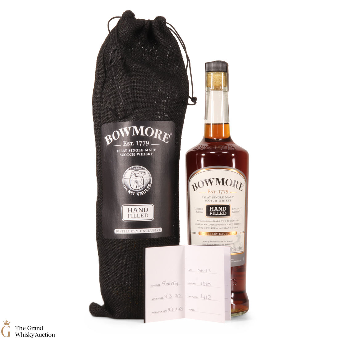Bowmore - 18 Year Old 2001 - 2020 Hand Fill - Sherry Cask #1520
