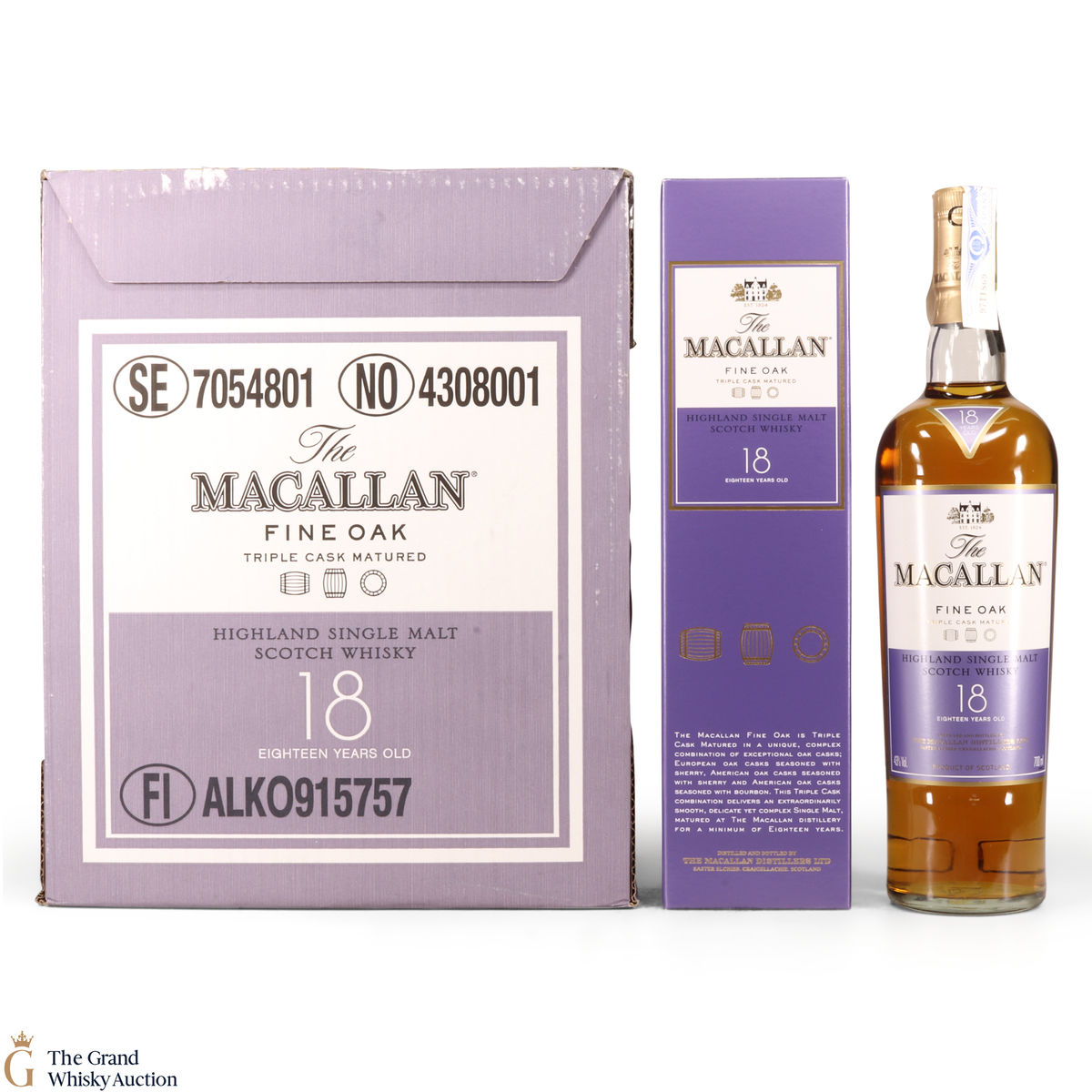 Macallan - 18 Year Old Fine Oak Triple Cask (6 x 70cl)