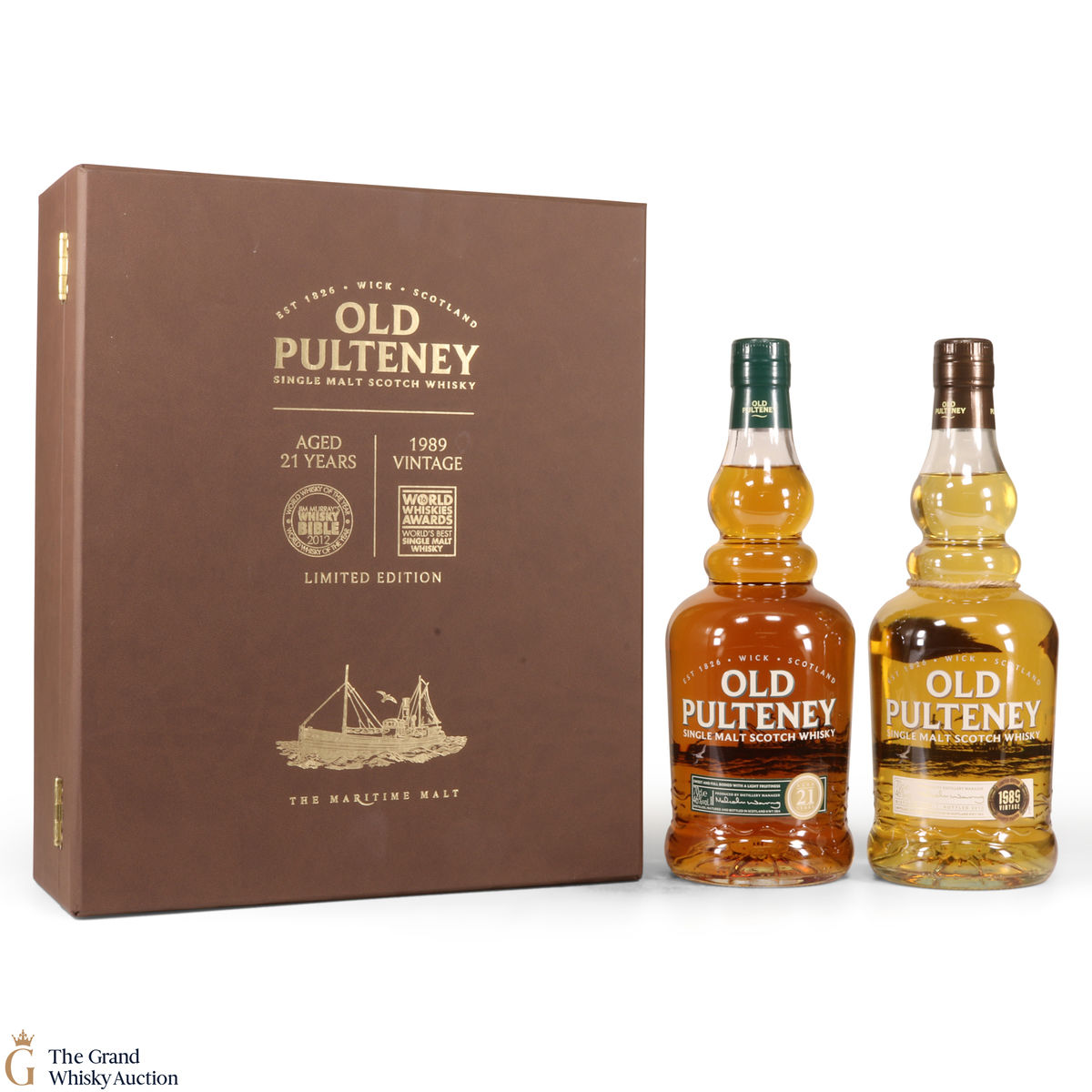 Old Pulteney - 21 Year Old & 1989 (2 x 70cl)