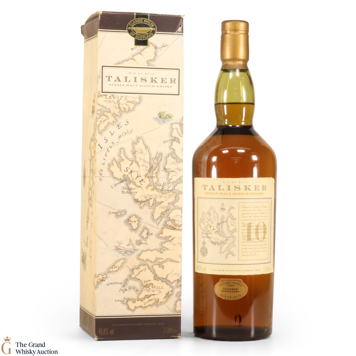 Talisker - 10 Year Old - Map Label (1L)