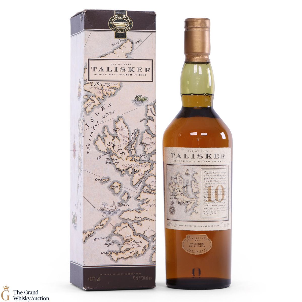 Talisker - 10 Year Old - Map Label 