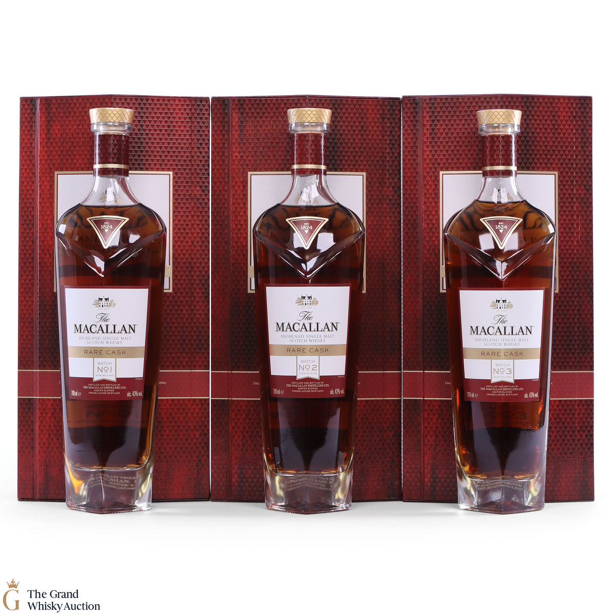Macallan - Rare Cask No. 1, 2 & 3 - 2018
