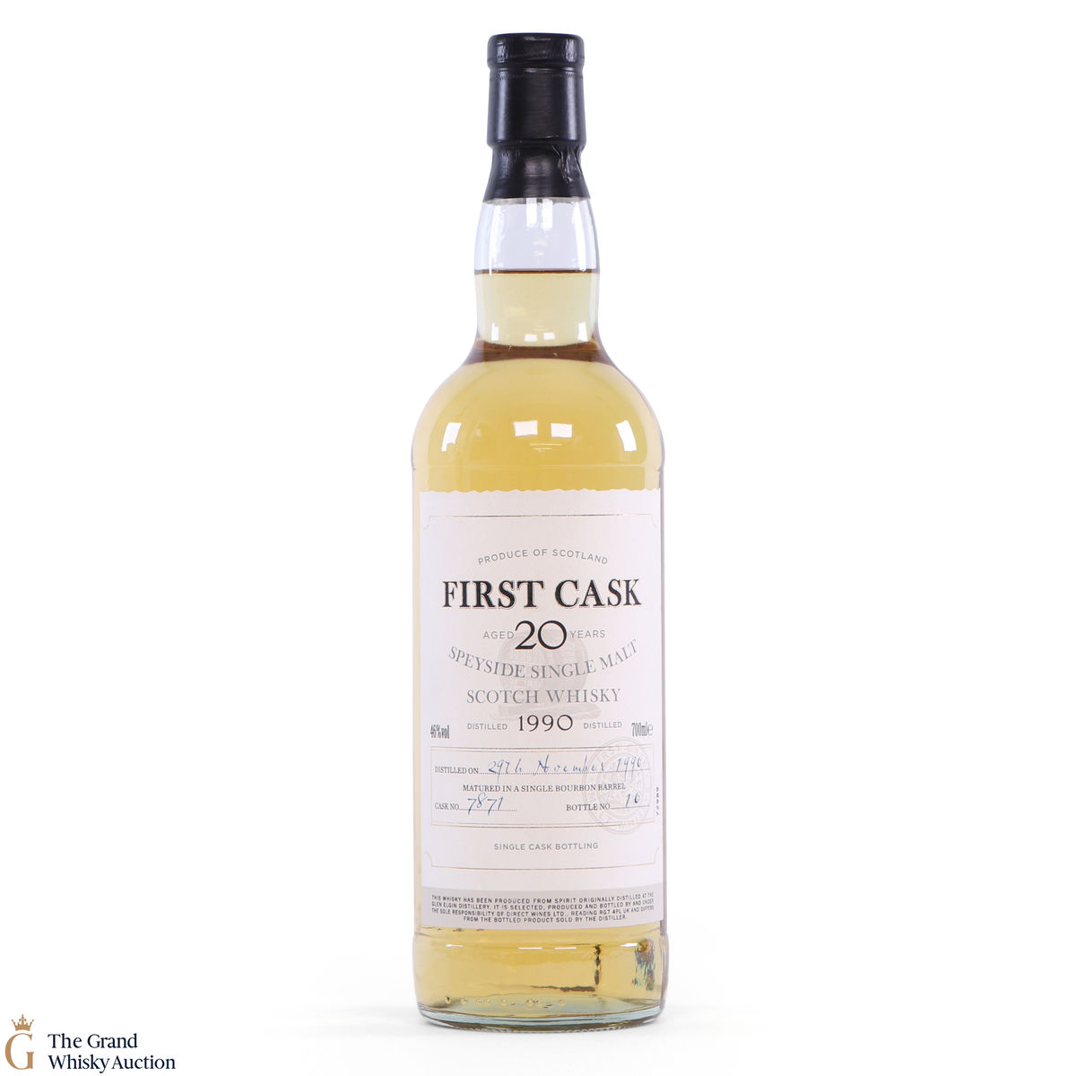Glen Elgin - 20 Year Old - 1990 First Cask #7871