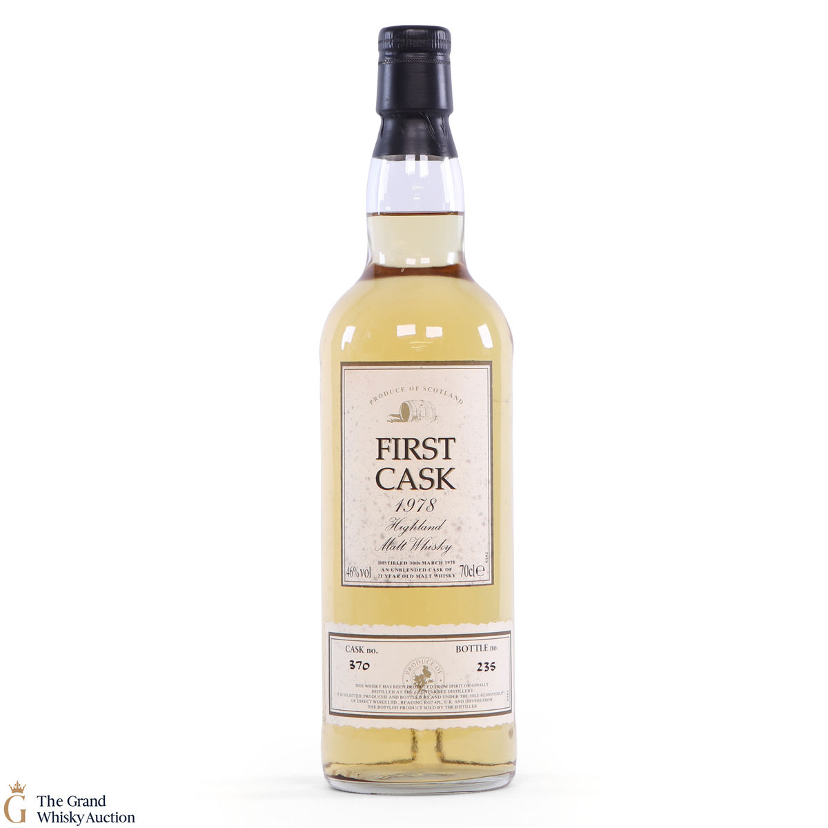 Glenturret - 21 Year Old - First Cask 1978 #370