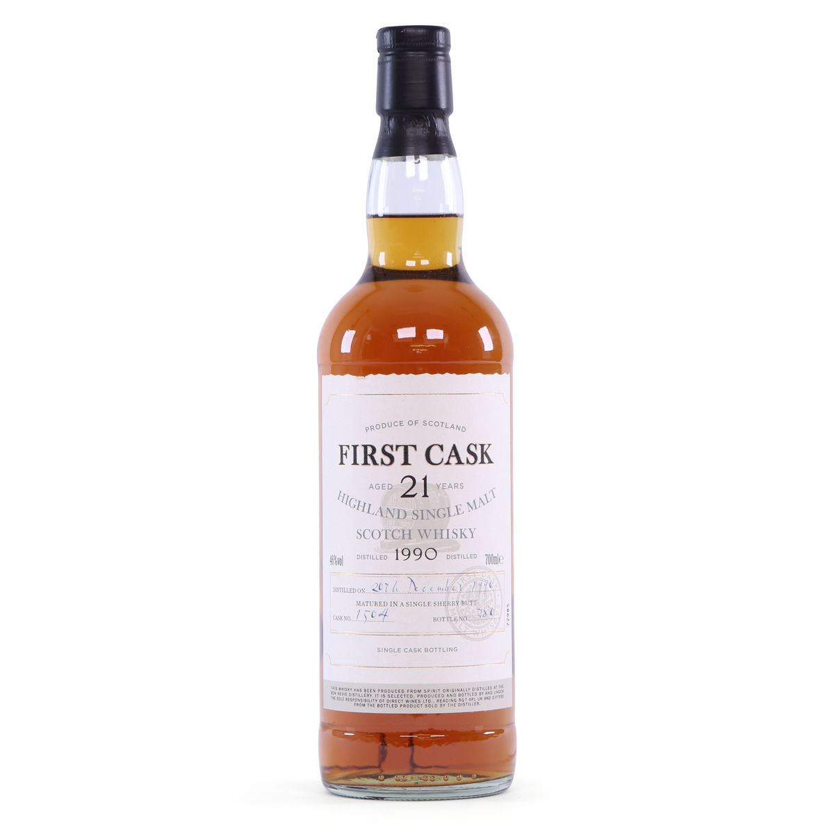 Ben Nevis - 21 Year Old - First Cask 1990 # 1504 