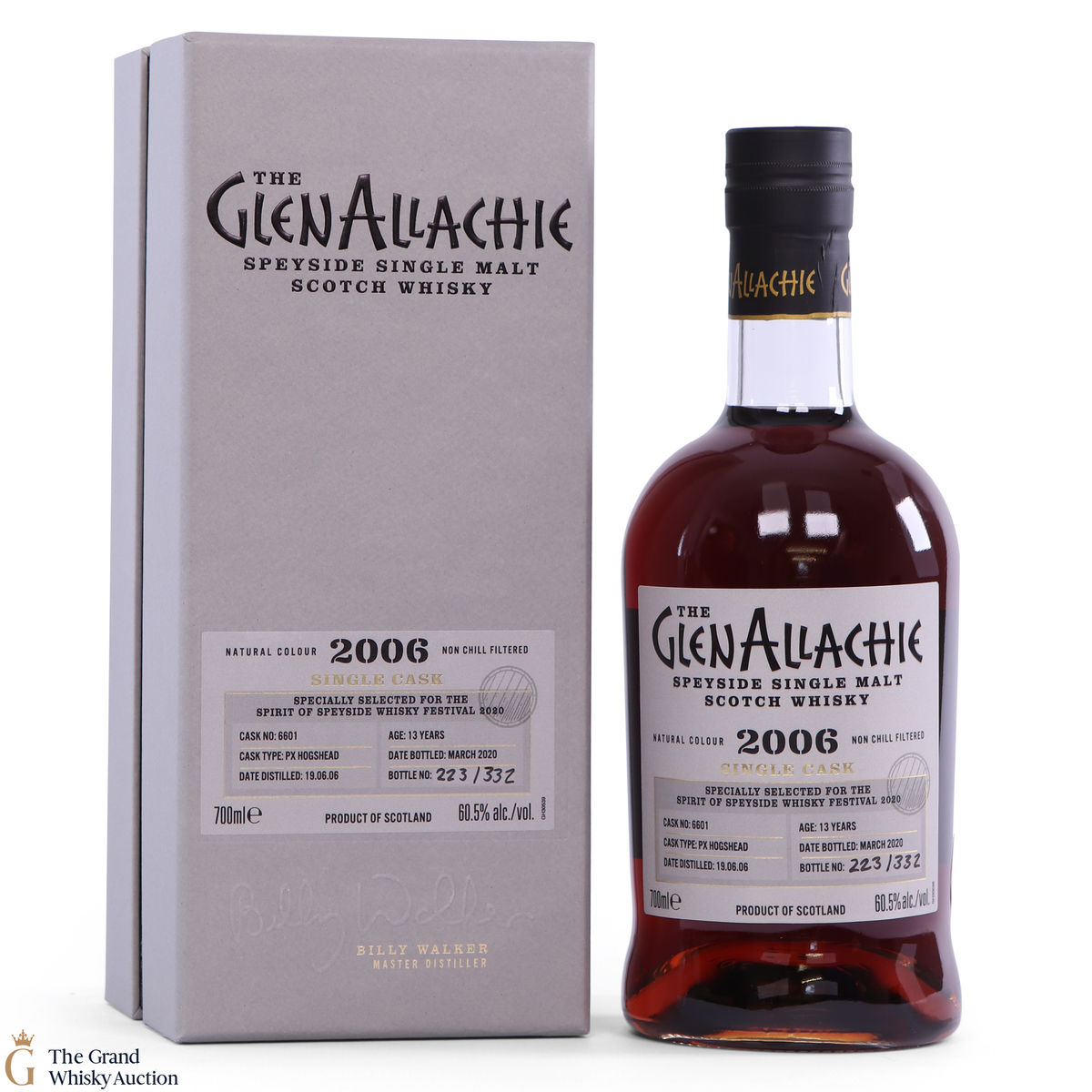 Glenallachie - 13 Year Old 2006 Single Cask #6601 - Spirit of Speyside 2020