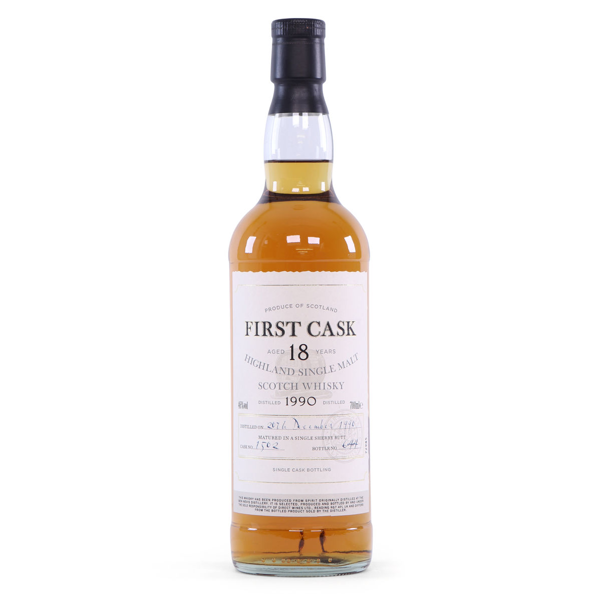 Ben Nevis  - 18 Year Old Cask - First Cask #1502 