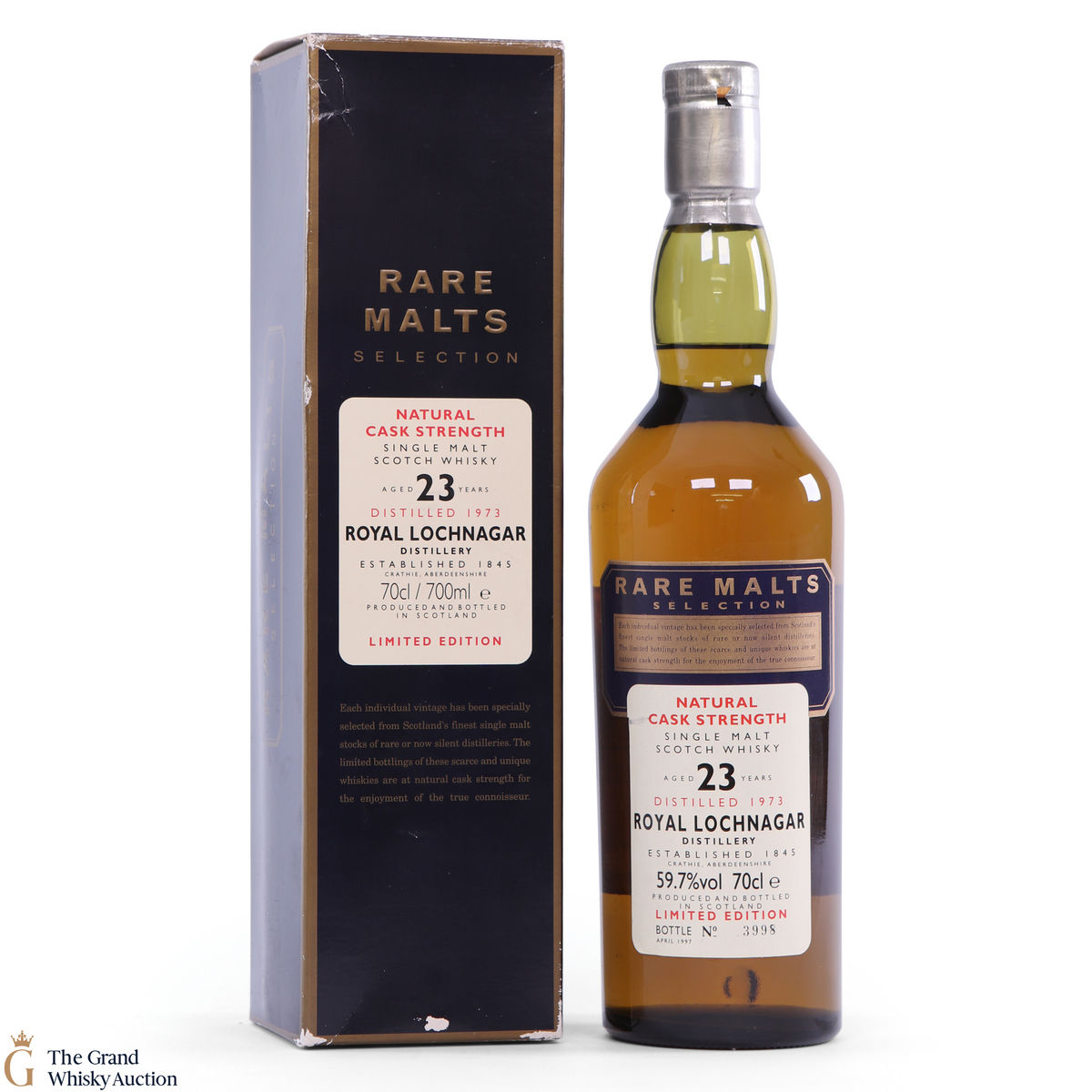 Royal Lochnagar - 23 Year Old - 1973 Rare Malts 59.7%