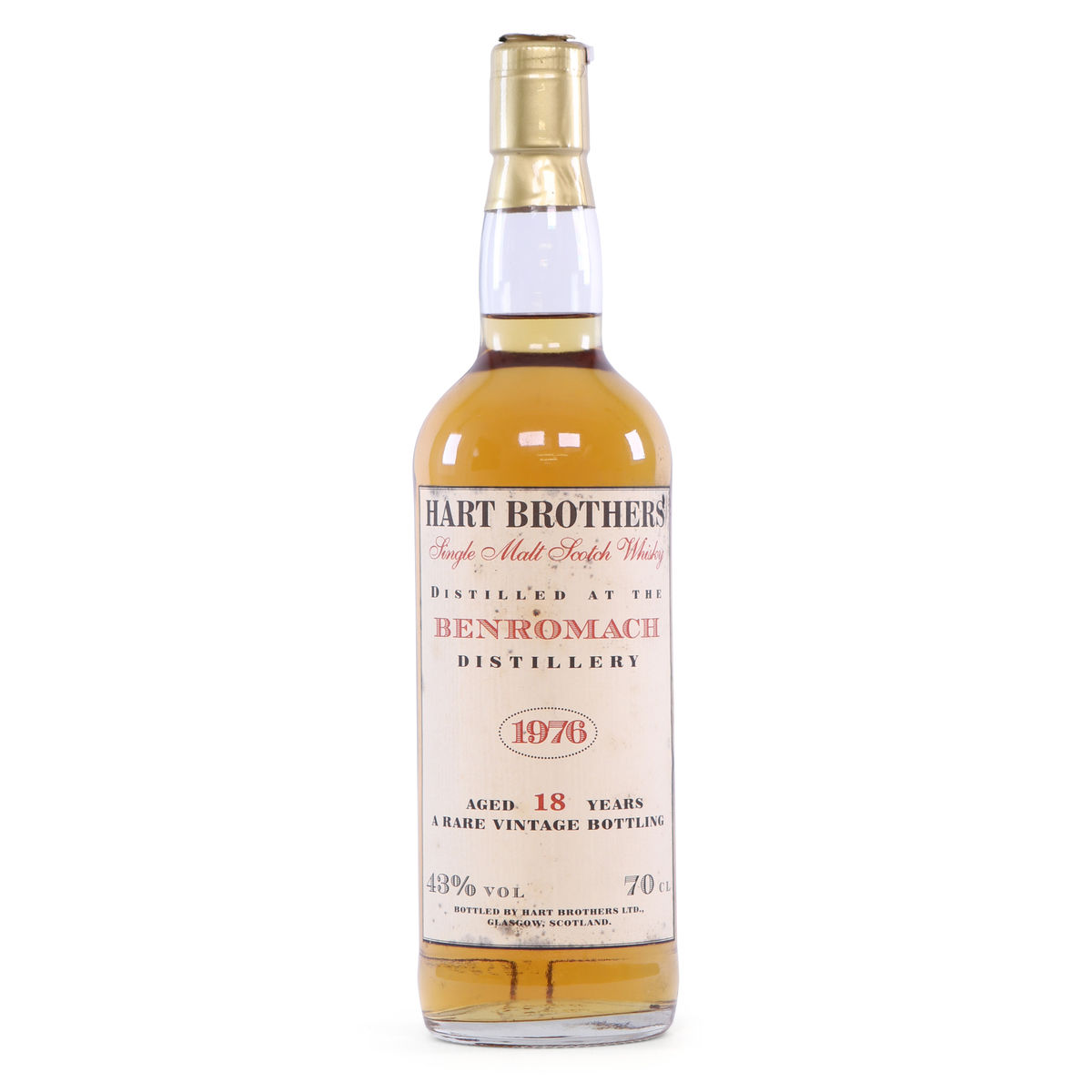 Benromach - 18  Year Old -1976 Hart Brothers 