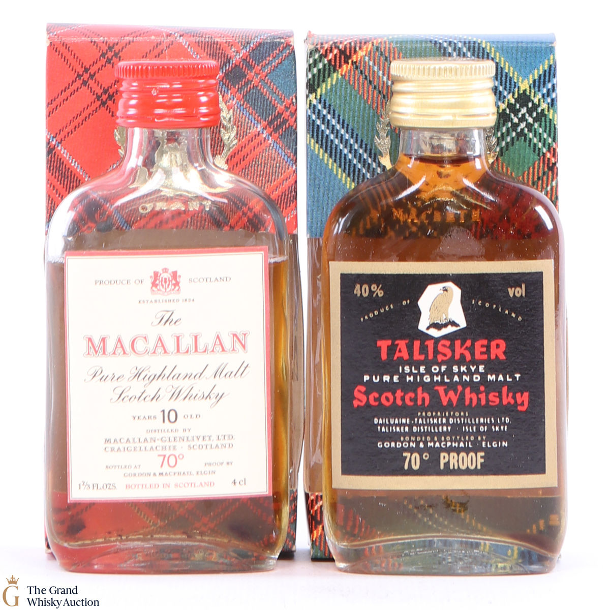 Macallan - 10 Year Old - 4cl & Talisker 5cl
