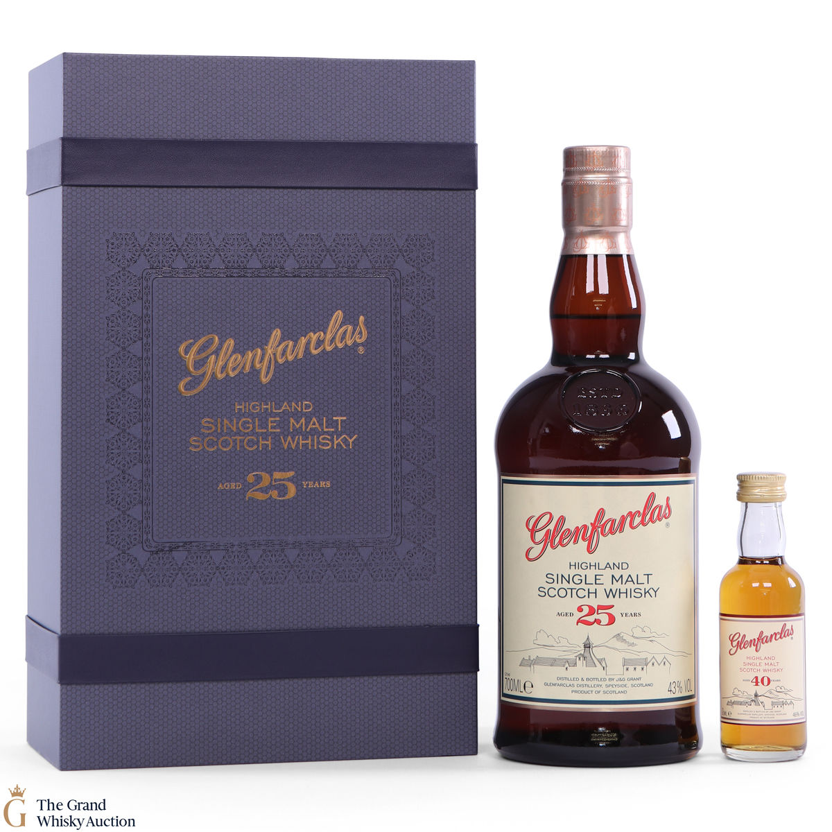 Glenfarclas - 25 Year Old & 40 Year Old 5cl
