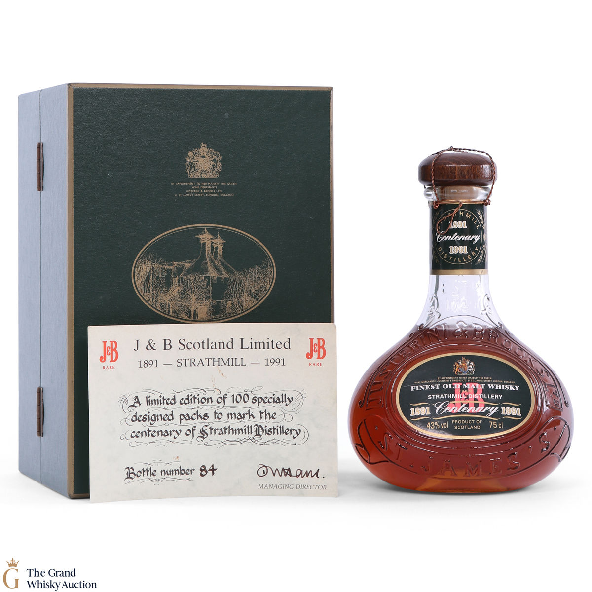 Strathmill - Centenary Decanter 1891 - 1991