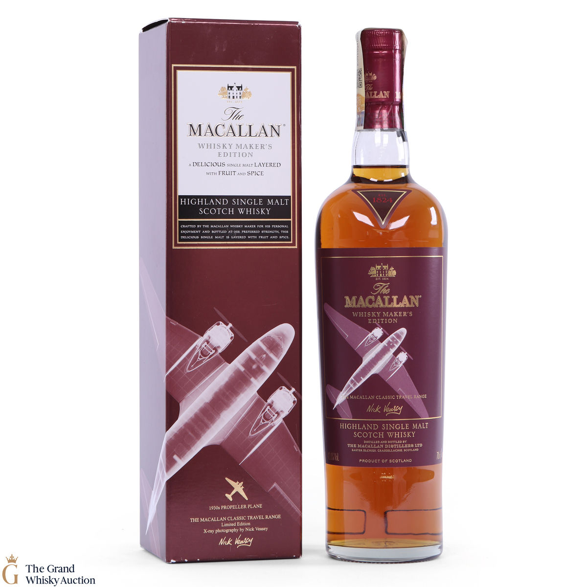 Macallan - Whisky Maker's Edition - Classic Travel Range 1930s Propeller Plane