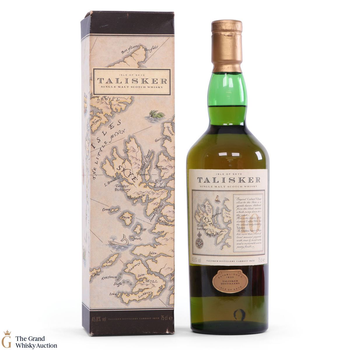 Talisker - 10 Year Old - Map Label 75cl