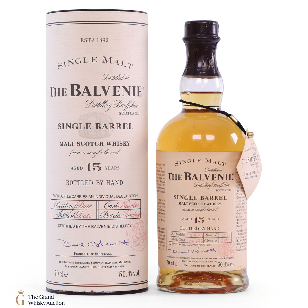 Balvenie - 15 Year Old 1999 Single Barrel #1301