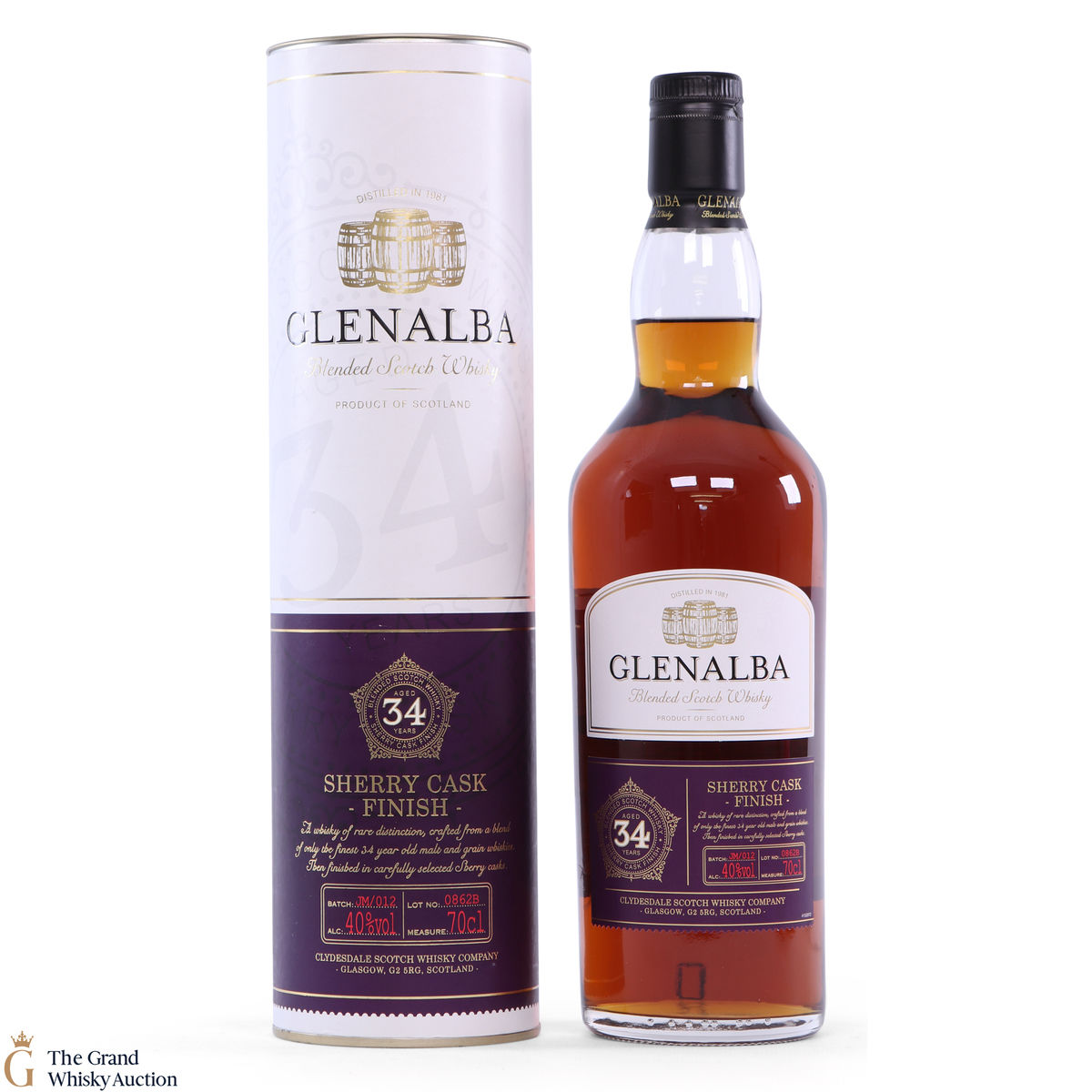 Glenalba - 34 Year Old - Sherry Cask Finish