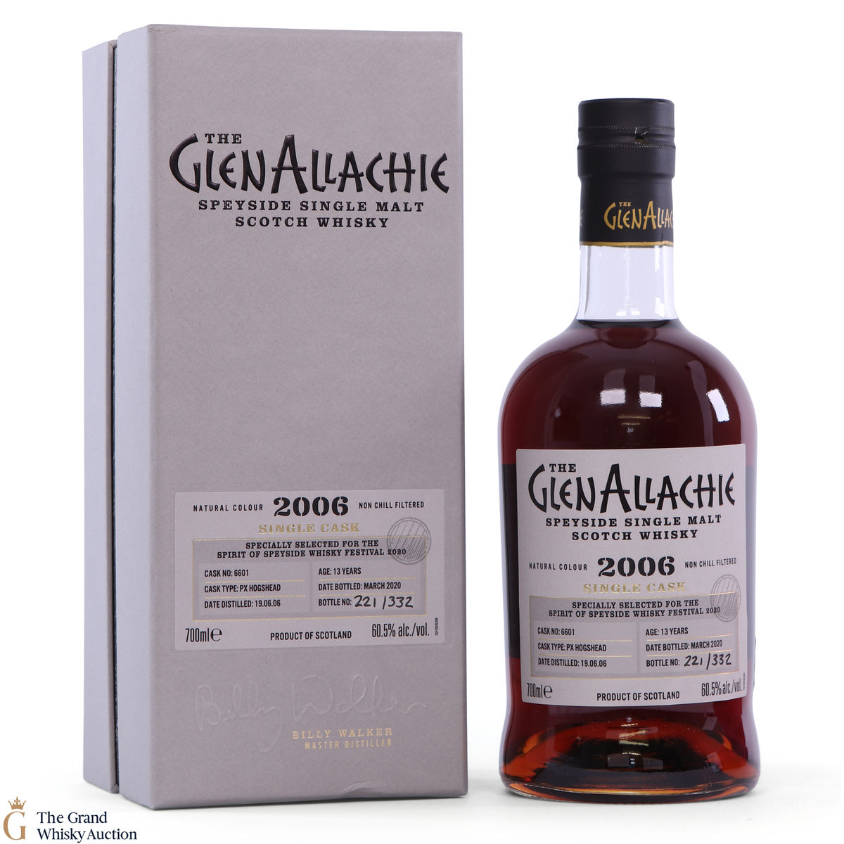 Glenallachie - 13 Year Old 2006 Single Cask #6601 - Spirit of Speyside 2020