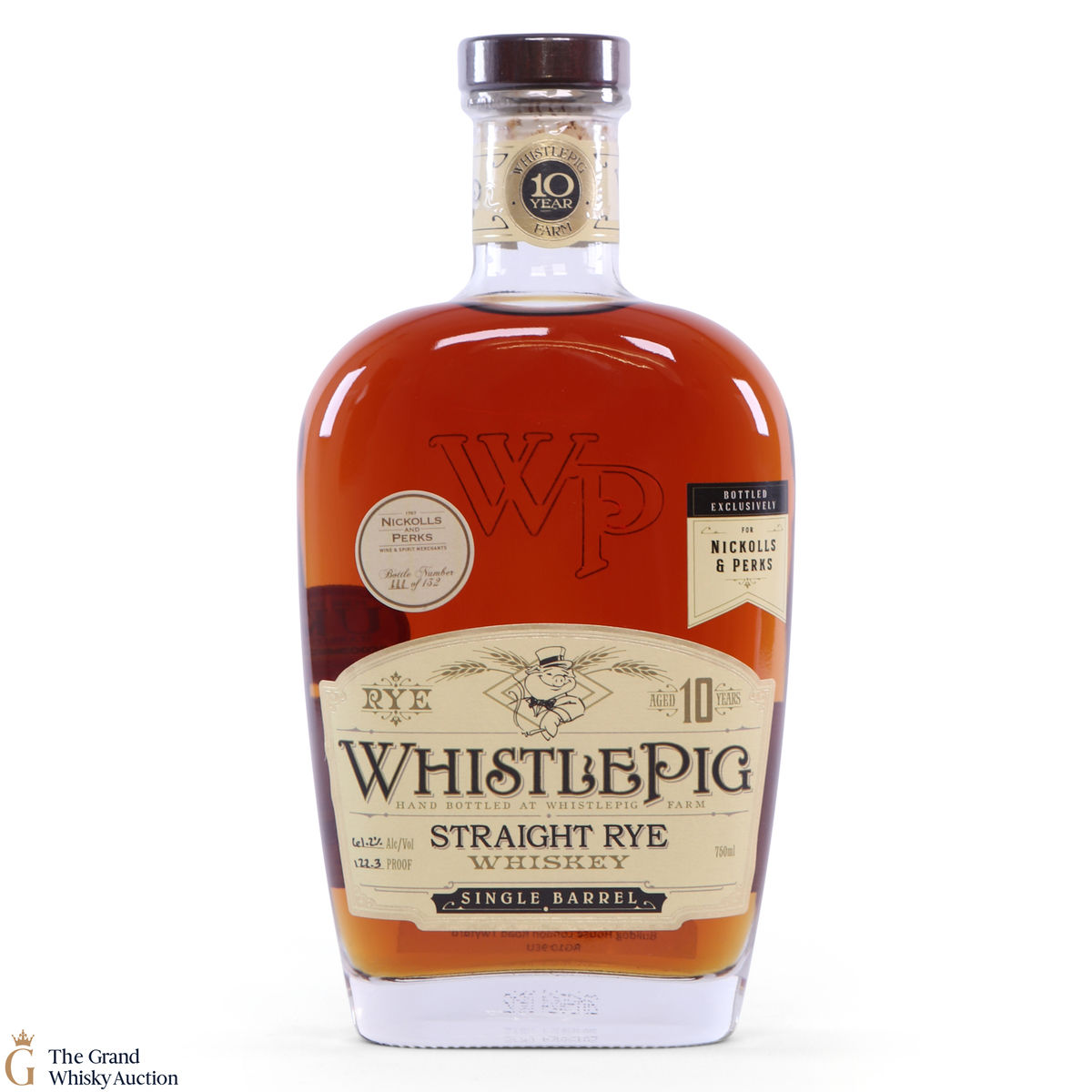 WhistlePig - 10 Year Old - Single Barrel (Barrel 2434) - Nickolls & Perks