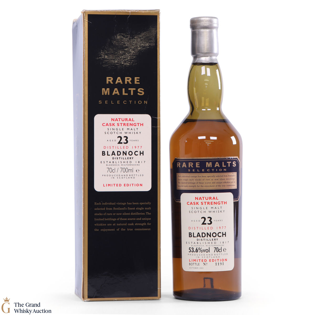 Bladnoch - 23 Year Old (1977)  -  Rare Malts 53.6%