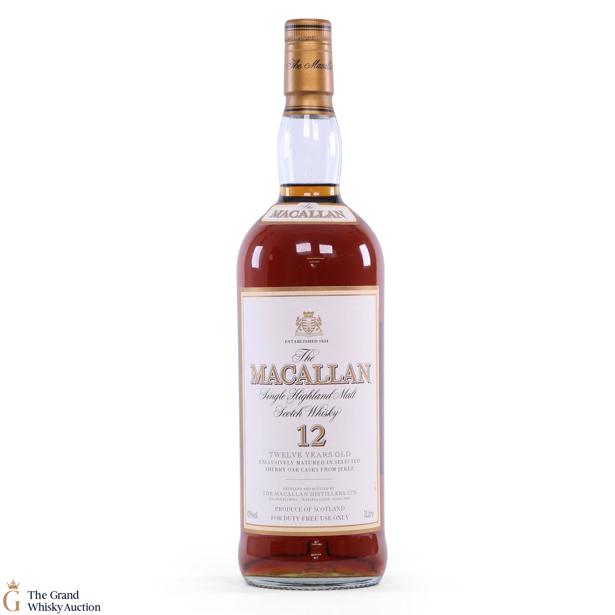 Macallan - 12 Year Old (1990s)  - 1L