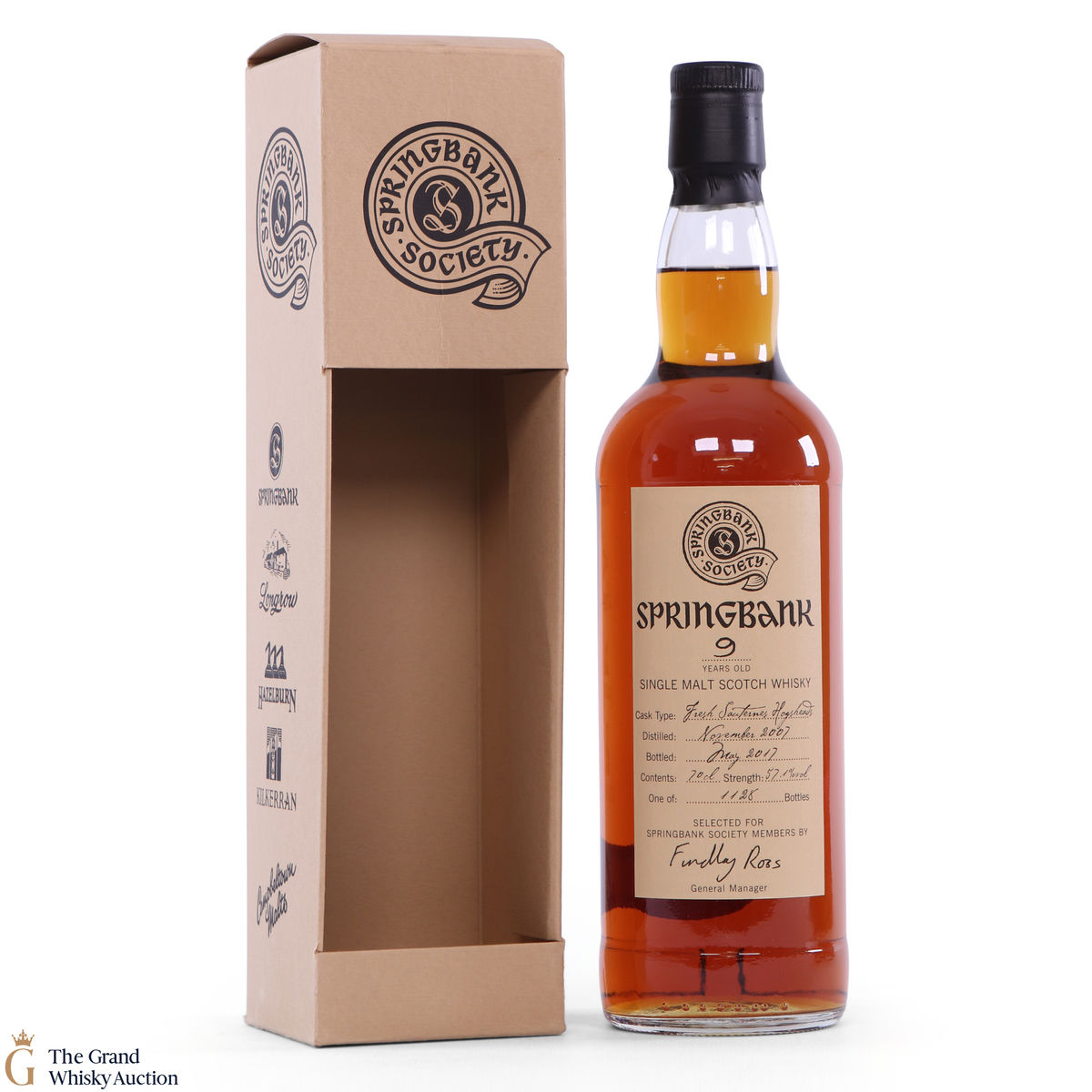 Springbank - 9 Year Old 2007 Fresh Sauternes Hogshead