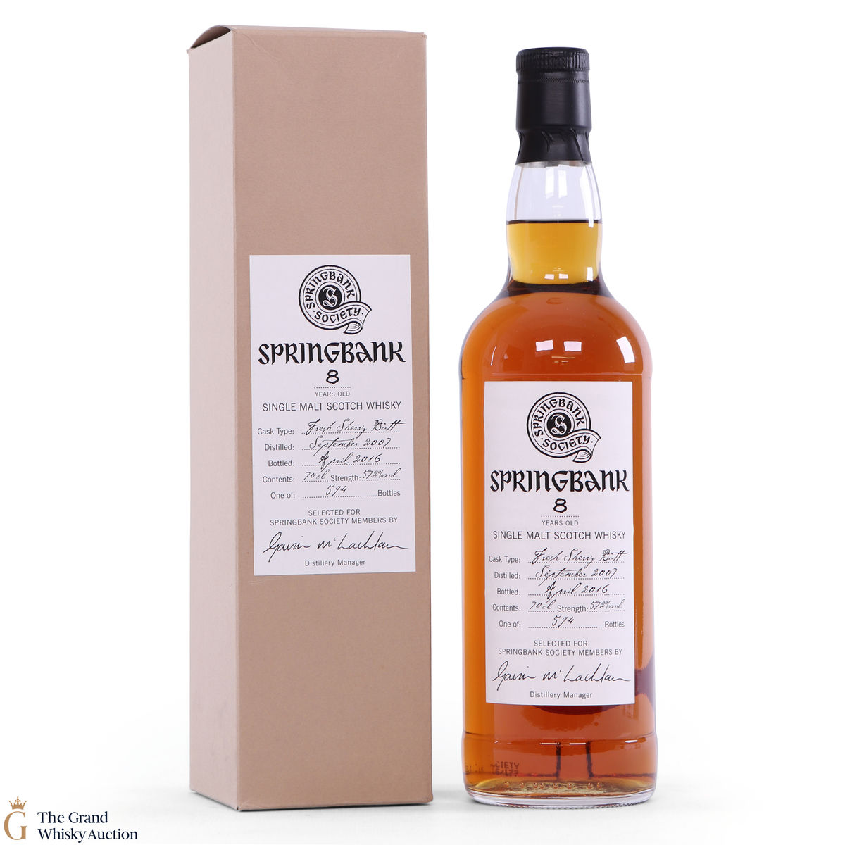 Springbank - 8 Year Old 2007 Fresh Sherry Butt