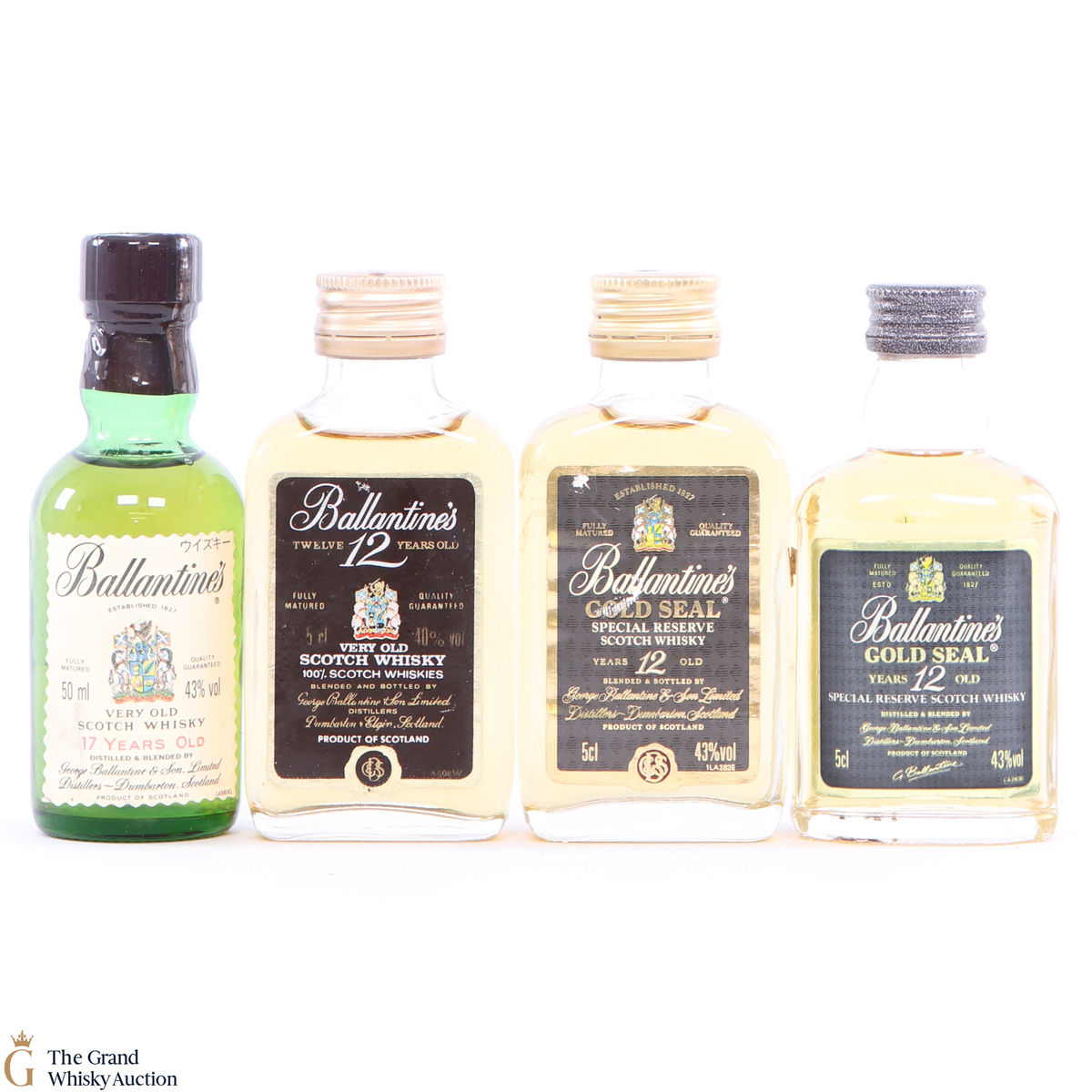 Ballantine - 4 x Assorted Miniatures