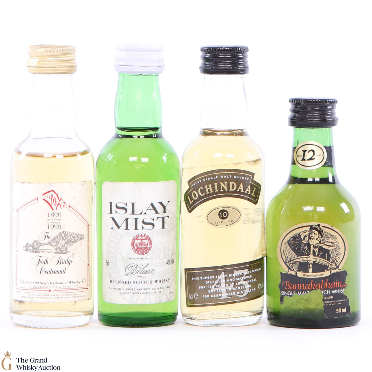 4 x Assorted Islay Miniatures 