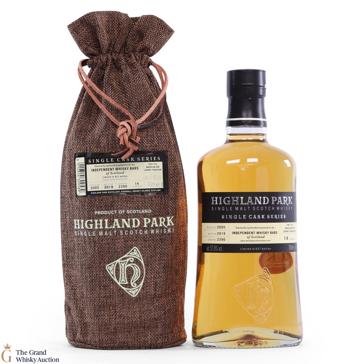 Highland Park - 14 Year Old - 2005 Single Cask Independent Whisky Bars of Scotland Cask #2390