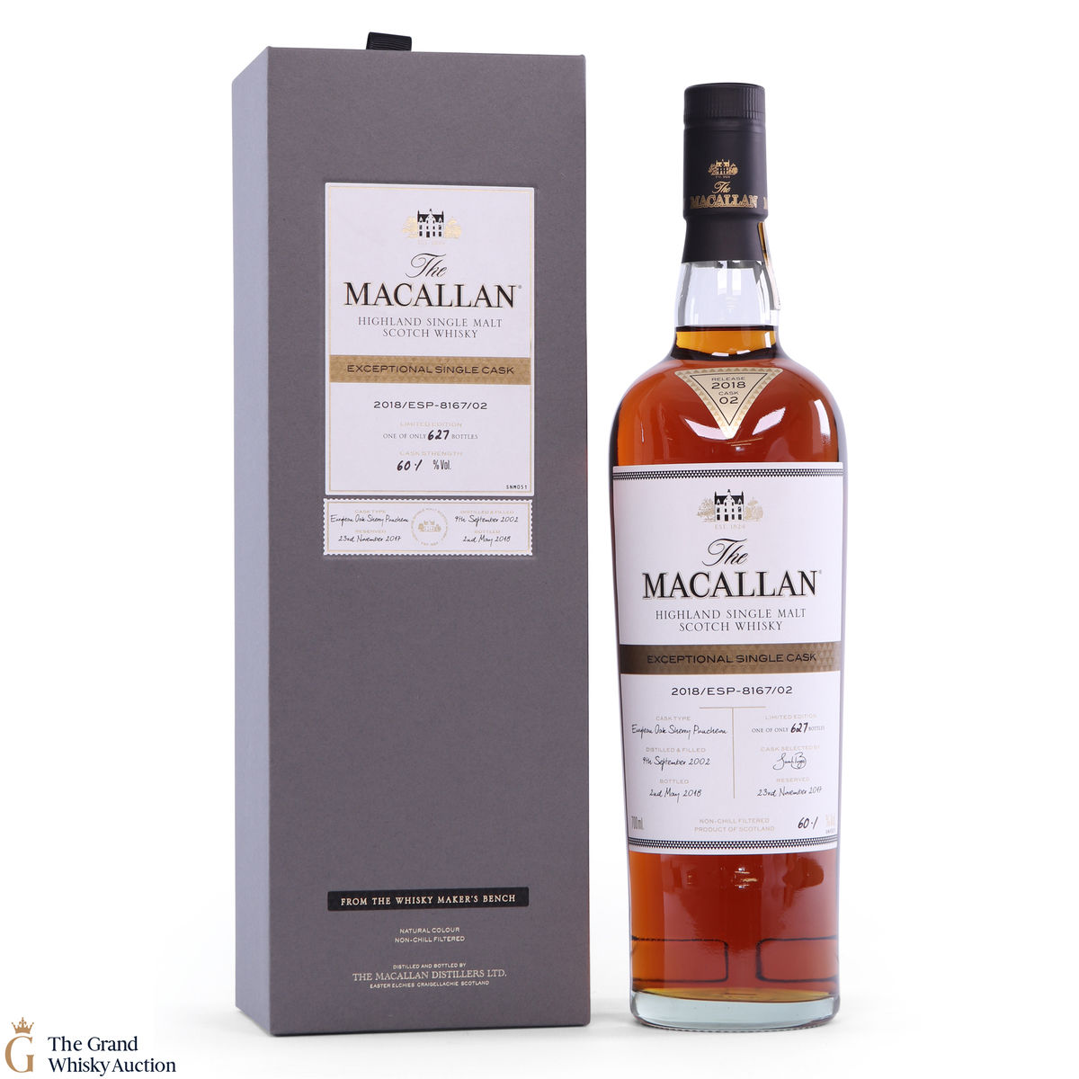 Macallan - 2002 Exceptional Cask #8167-02 / 2018 Release