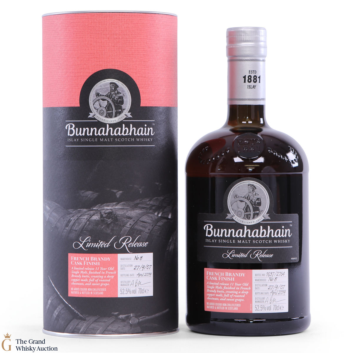 Bunnahabhain - 11 Year Old - 2007 French Brandy Cask